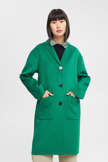 Faceta Asia Gimnasia ESPRIT - Abrigo con lana en nuestra tienda online