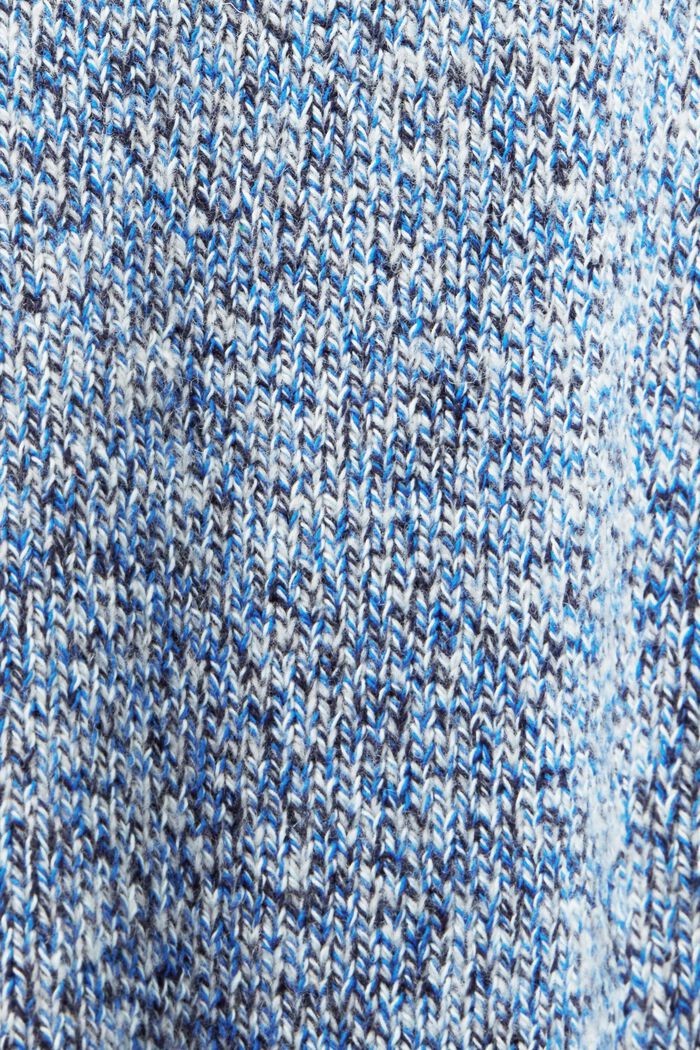 Jersey con cuello redondo, mezcla de lana, NAVY, detail image number 6