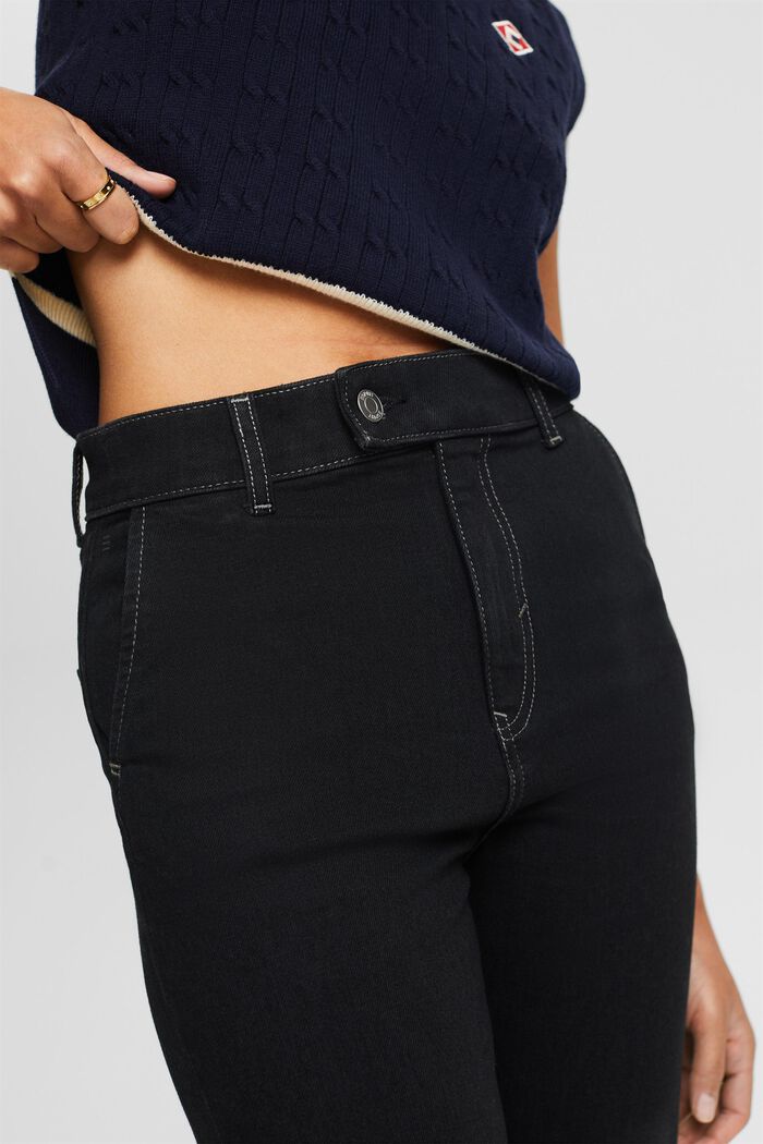 Jeans high-rise slim, BLACK RINSE, detail image number 2