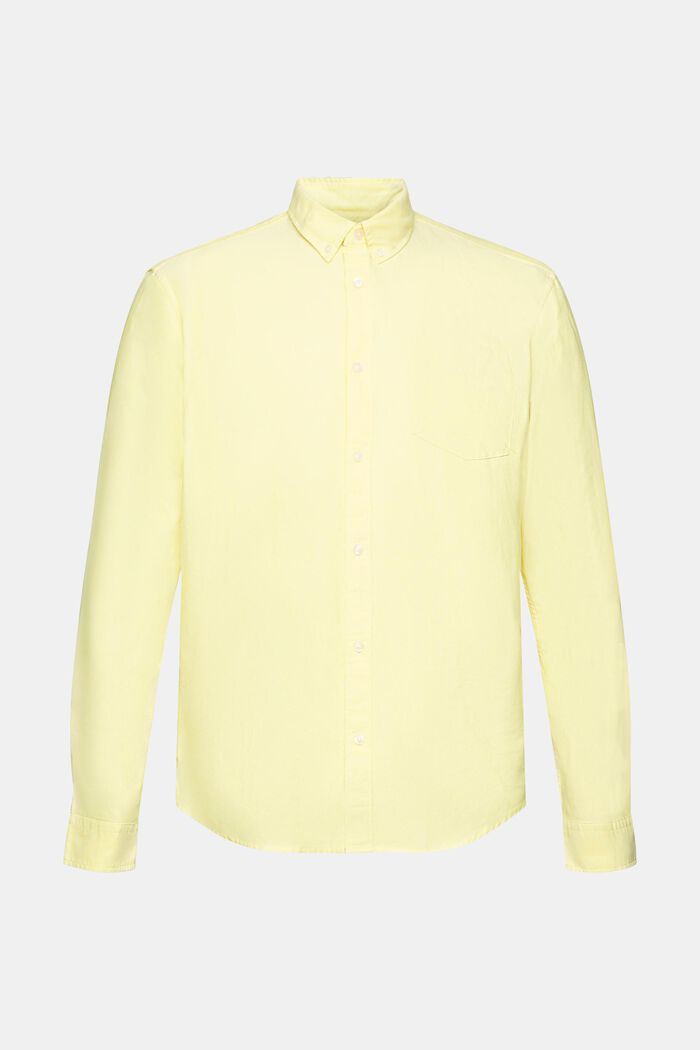 Camisa de botones, BRIGHT YELLOW, detail image number 2